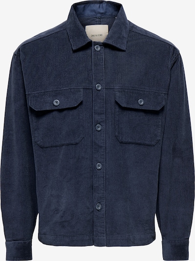 Only & Sons Button Up Shirt 'ONSSIMON' in S in Navy, Item view