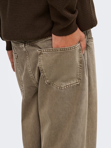 Only & Sons Loose fit Jeans 'ONSFade' in Grey