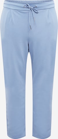 Vero Moda Curve Loose fit Pleat-Front Pants in Blue: front