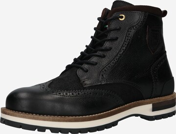 Bottines à lacets 'Tocchetto' PANTOFOLA D'ORO en noir : devant