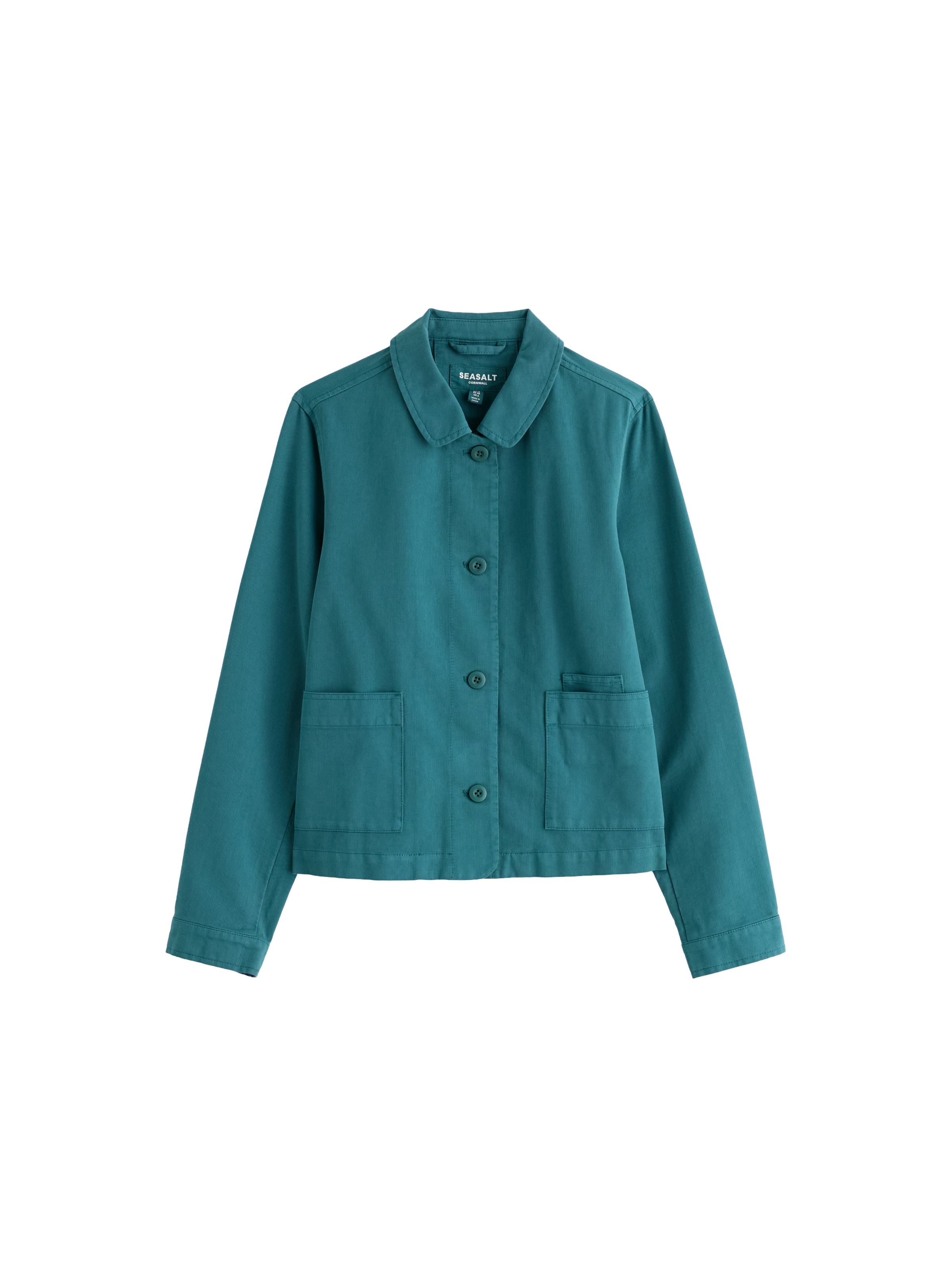 Seasalt Cornwall Tussenjas 'Coombe Lane'' in Groen: voorkant