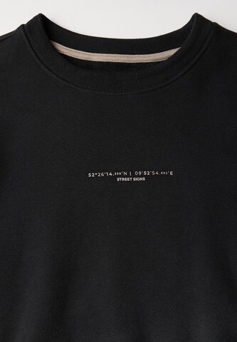 Street One MEN Sweatshirt in Schwarz