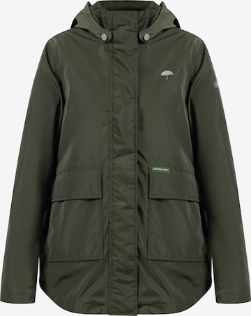 Schmuddelwedda Between-Season Jacket in Green: front