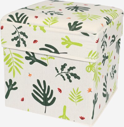ABOUT YOU Box/Basket 'KIDS Hocker mit Aufbewahrungsfunktion' in Beige / Green, Item view