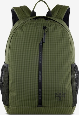 CHIEMSEE Sports Backpack 'Light N Base' in Green: front