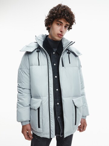 Calvin Klein Jeans Between-Season Jacket in Grey: front