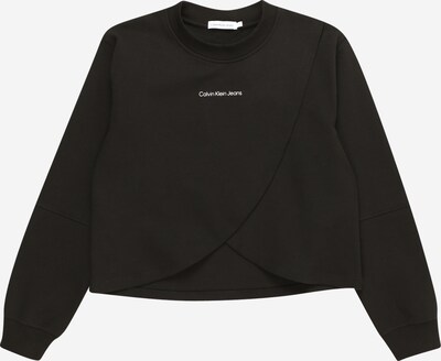 Calvin Klein Jeans Sweater majica u crna / bijela, Pregled proizvoda