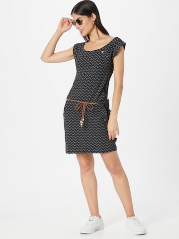 Ragwear Summer Dress 'Tag Zig Zag' in Black