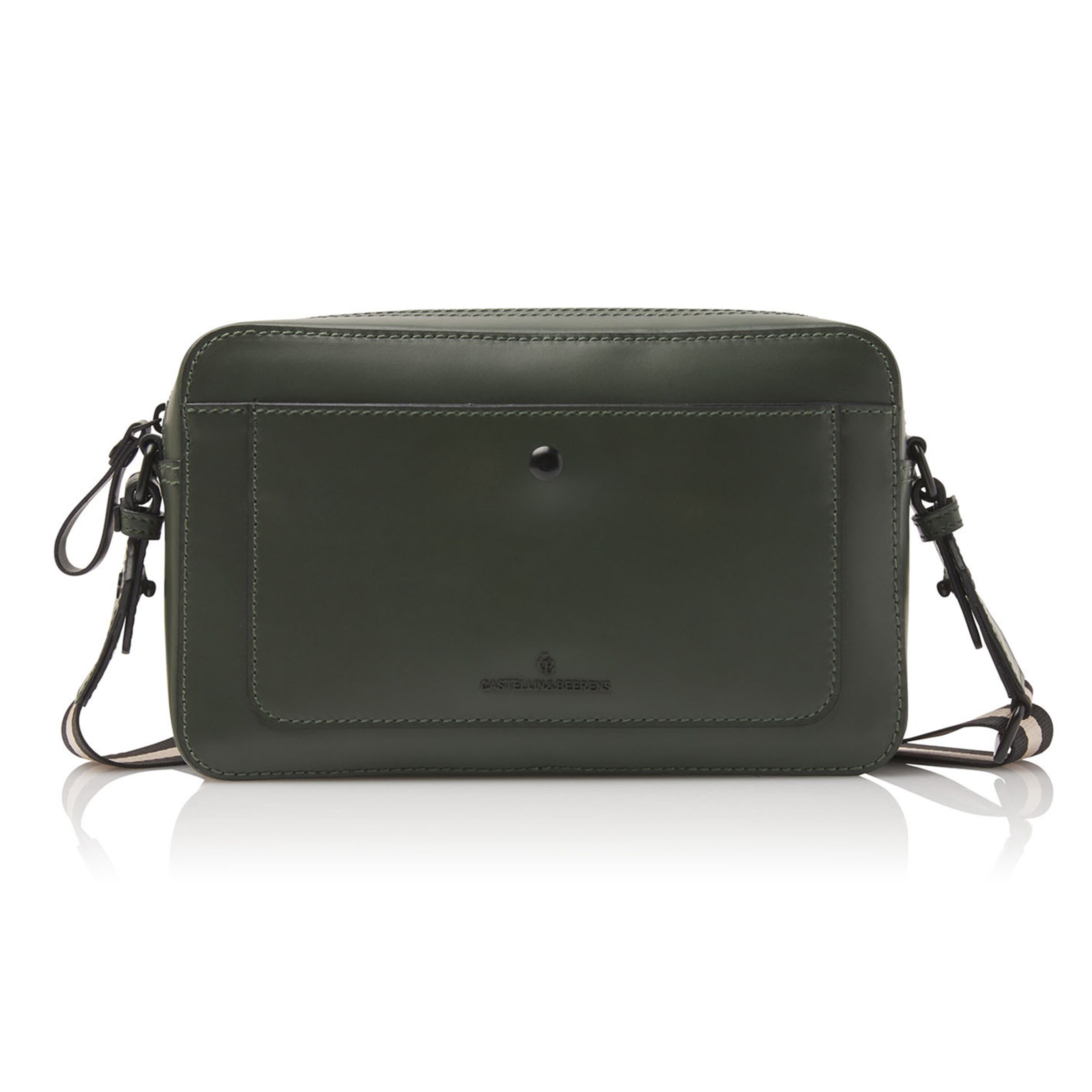 Borsa a tracolla 'Nova ' di Castelijn & Beerens in verde: frontale