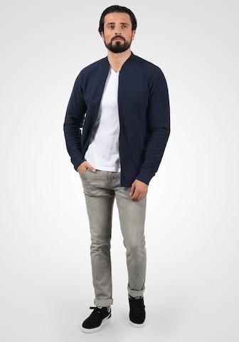 BLEND - Sudadera con cremallera 'Frank' en azul: frente