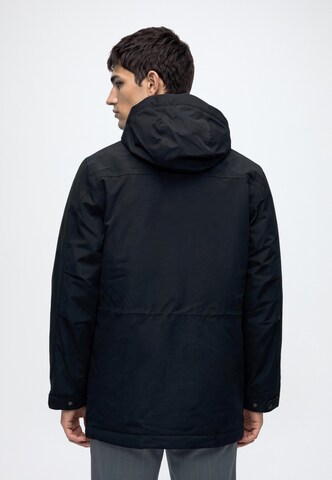 Parka mi-saison 'Kylian' Vintage Industries en noir