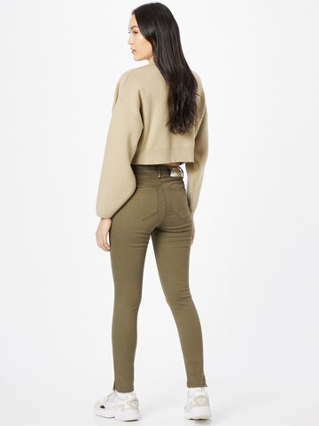 Skinny Jean 'CHRISSY' ONLY en vert