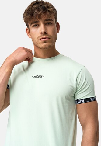 T-Shirt 'Lutzy' INDICODE JEANS en vert