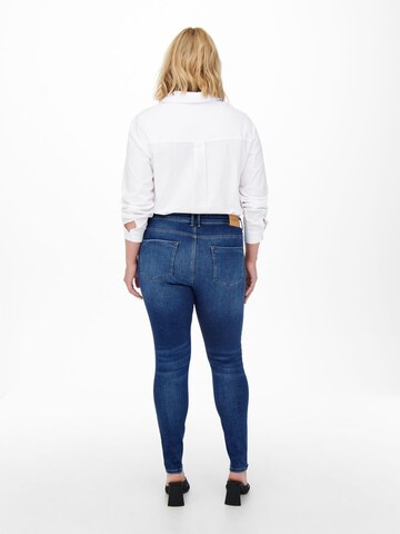 ONLY Carmakoma Skinny Jeans 'Maya' in Blau