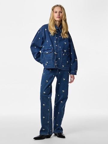 Chemisier 'PCFlora' PIECES en bleu