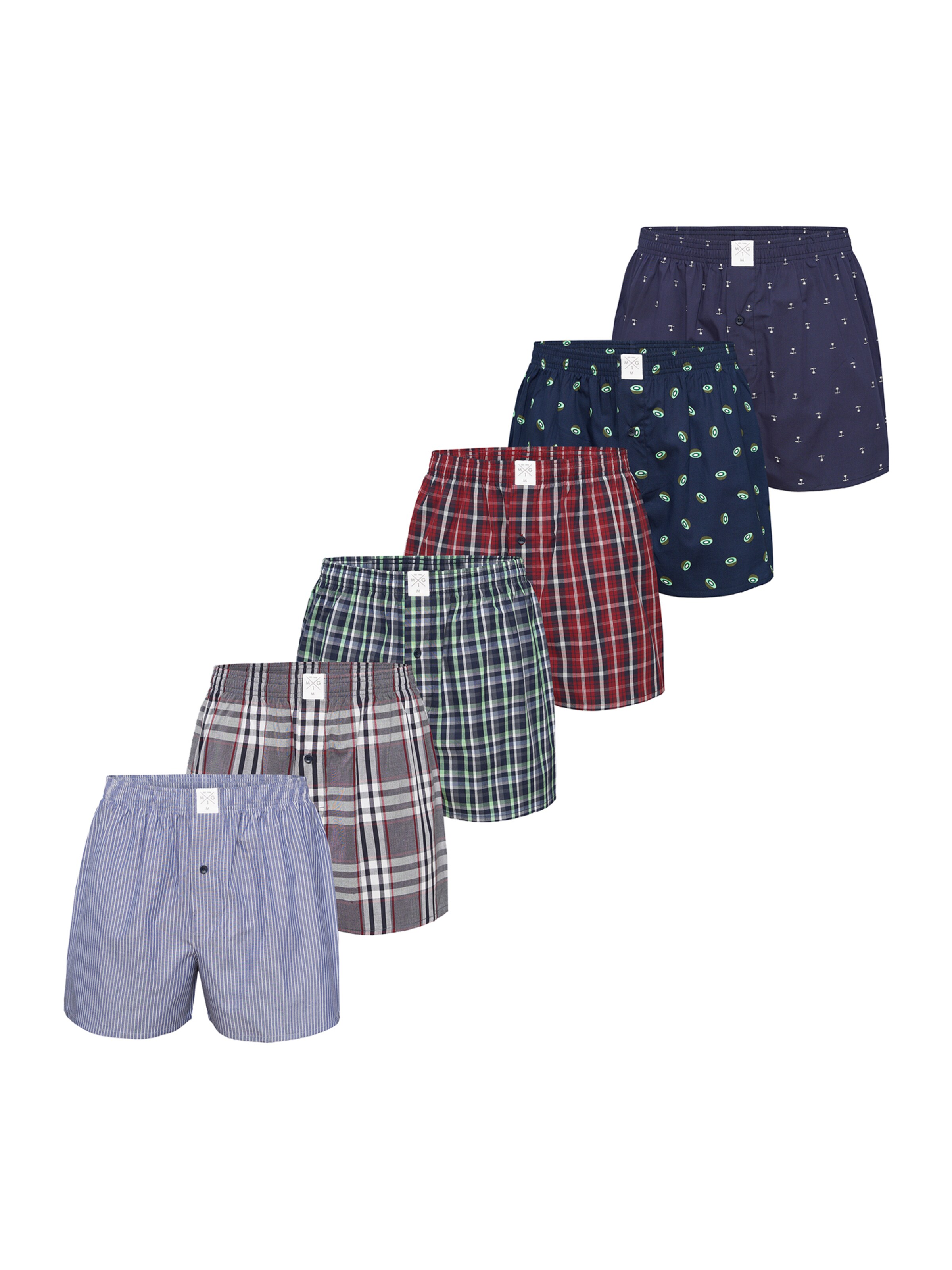 MG-1 - Calzoncillo boxer ' Classics ' en Mezcla de colores: frente