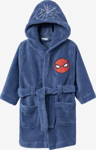 NAME IT Badjas 'Osel Spiderman' in Blauw: voorkant