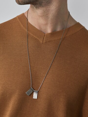 DAN FOX APPAREL Pullover 'James' in Braun