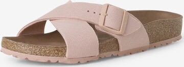 BIRKENSTOCK Mules ' Siena II Rivet' in Pink: front