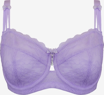 Balconnet Soutien-gorge 'Sienna' SugarShape en violet : devant