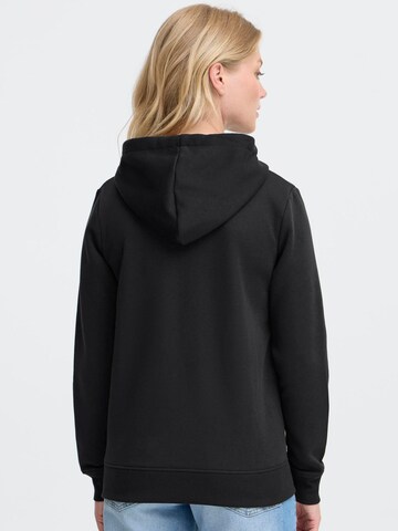 Oxmo Kapuzenfleecejacke ' OXKAREN ' in Schwarz