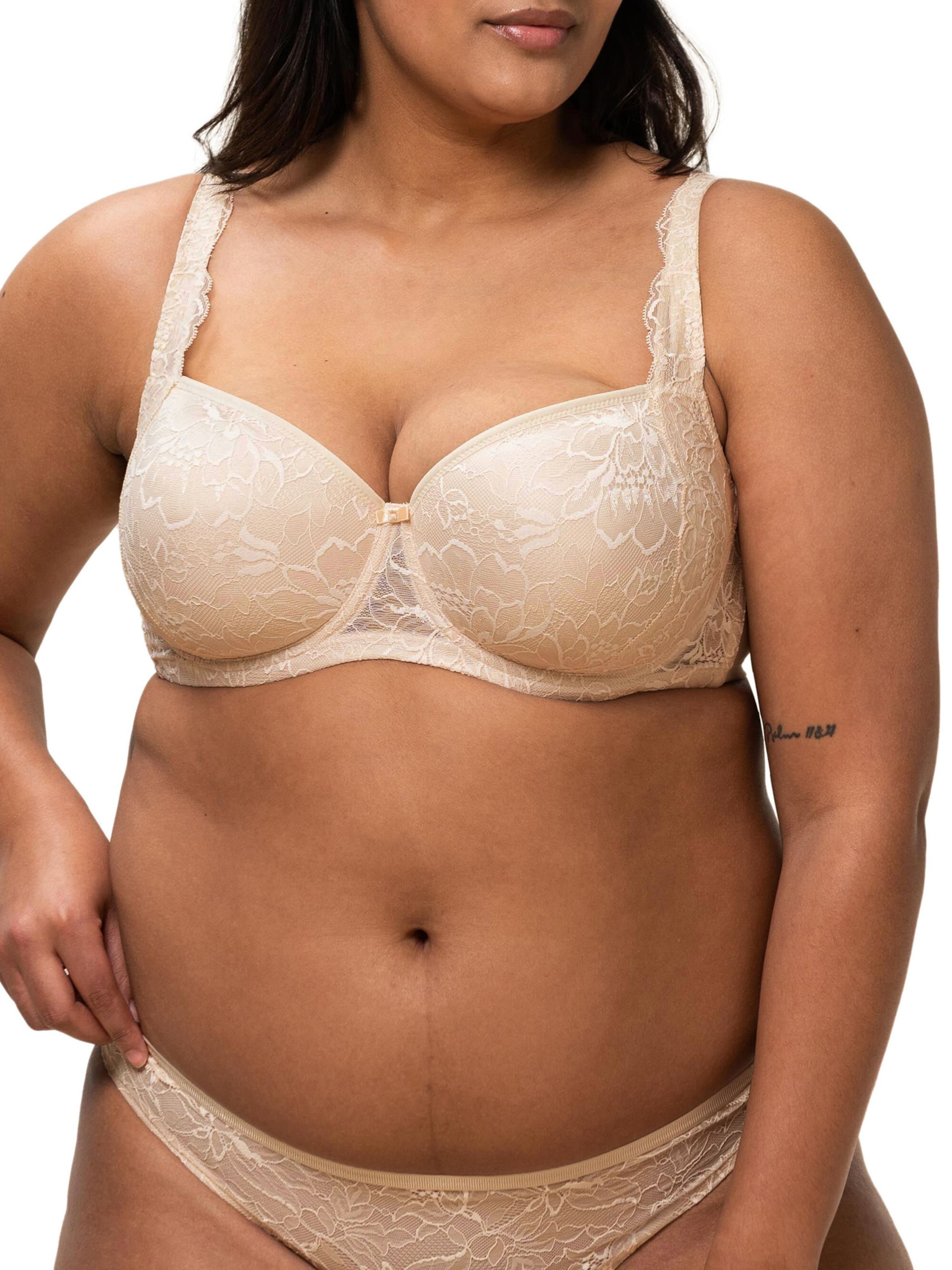 TRIUMPH T-Shirt Bügel-BH ' Amourette Charm ' in Beige: Vorderseite