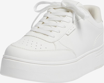 Pull&Bear Platform trainers in White, Item view