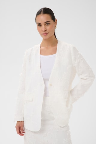 Kaffe Blazer 'Lena' in White: front