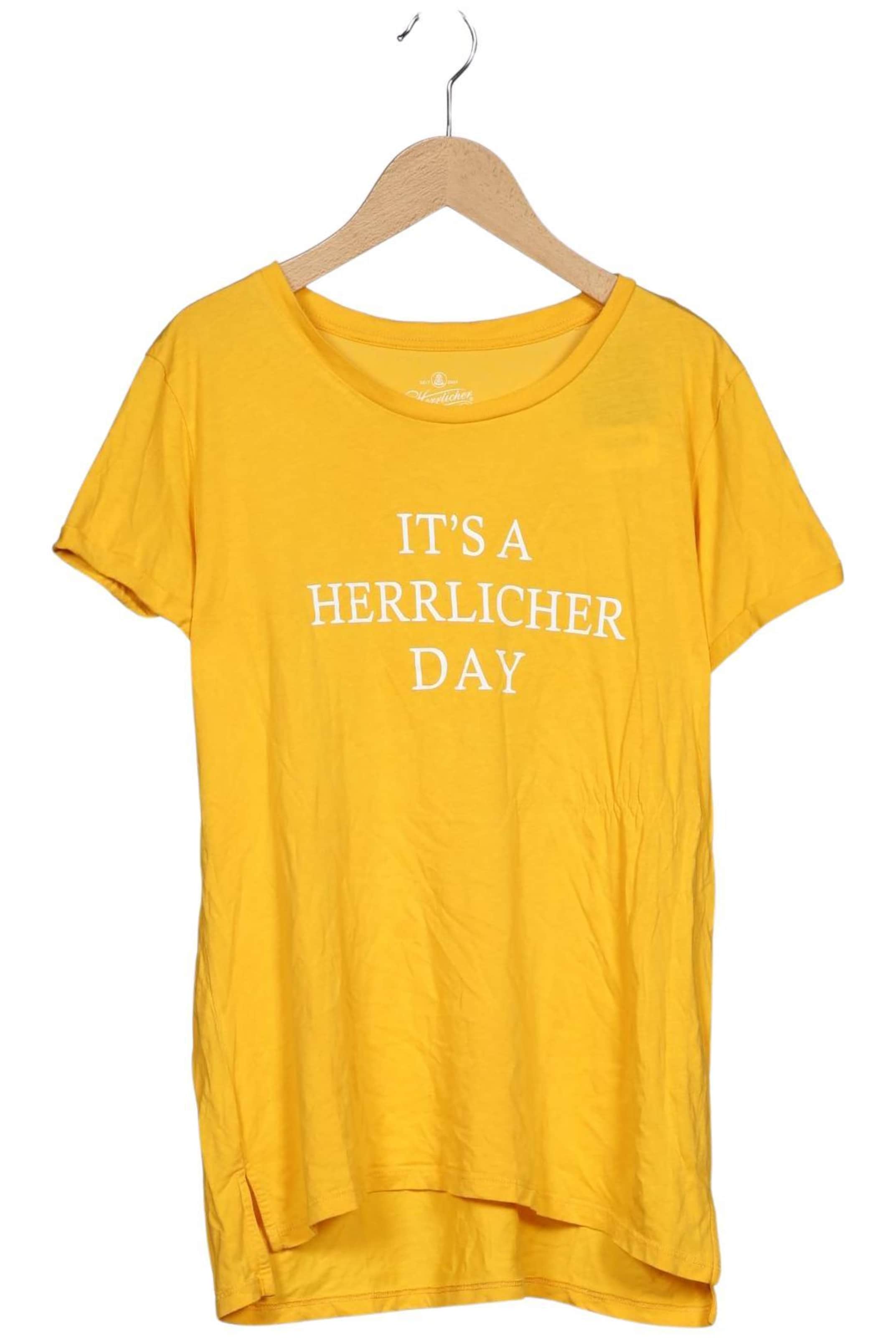 Herrlicher Top & Shirt in M in Yellow: front
