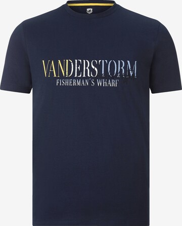 Jan Vanderstorm Shirt ' Bergthor ' in Blauw: voorkant