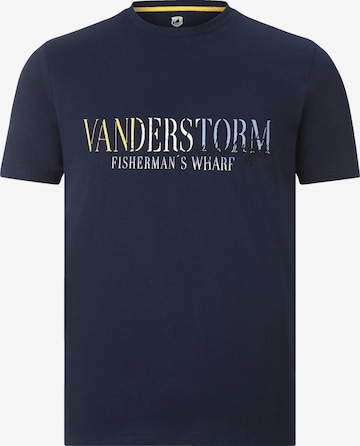 Jan Vanderstorm Shirt ' Bergthor ' in Blauw: voorkant