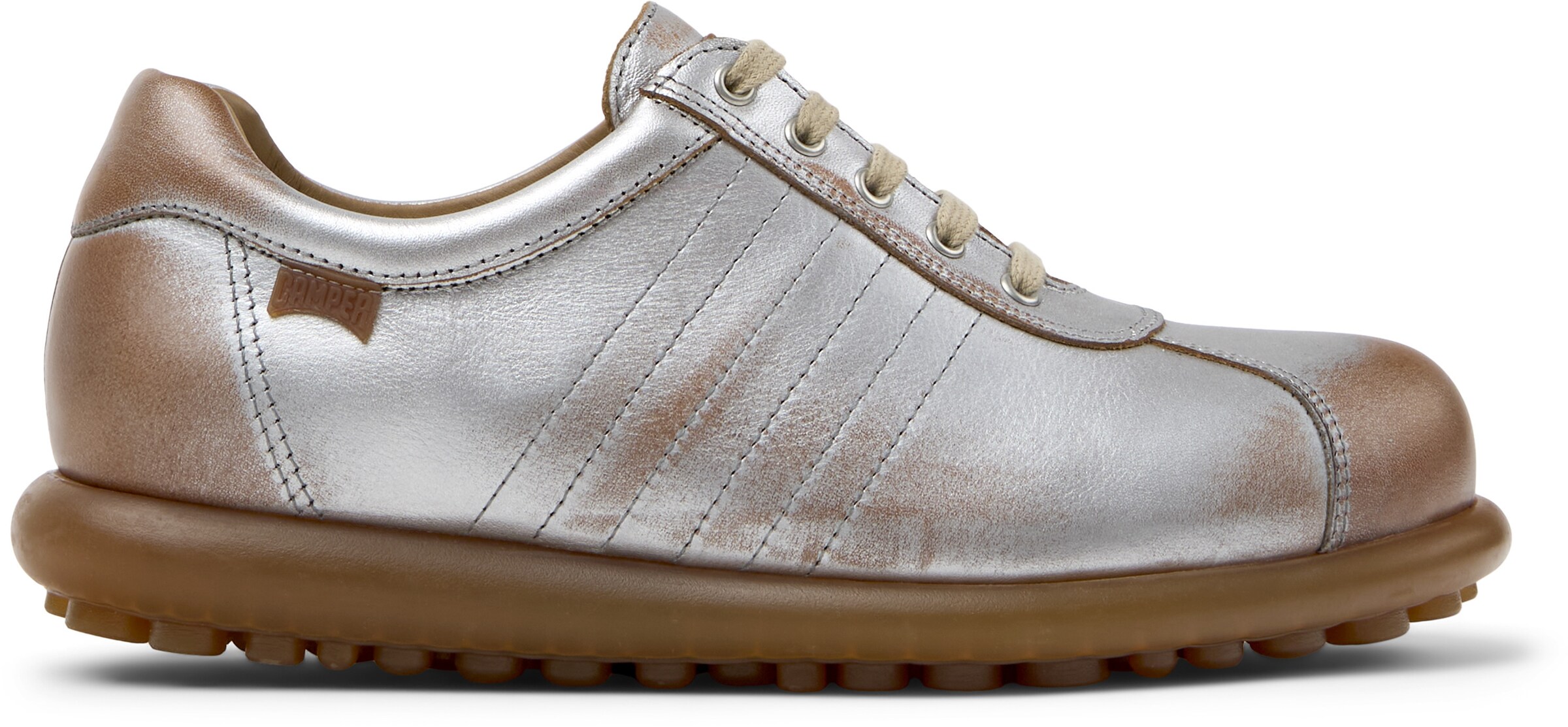 CAMPER Sneaker 'Pelotas Ariel' in Silber
