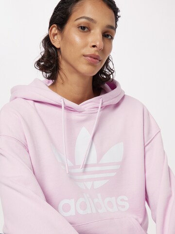 ADIDAS ORIGINALS Sweatshirt 'Trefoil' i lila