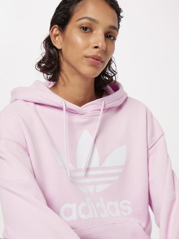 ADIDAS ORIGINALS - Sweatshirt 'Trefoil' em roxo