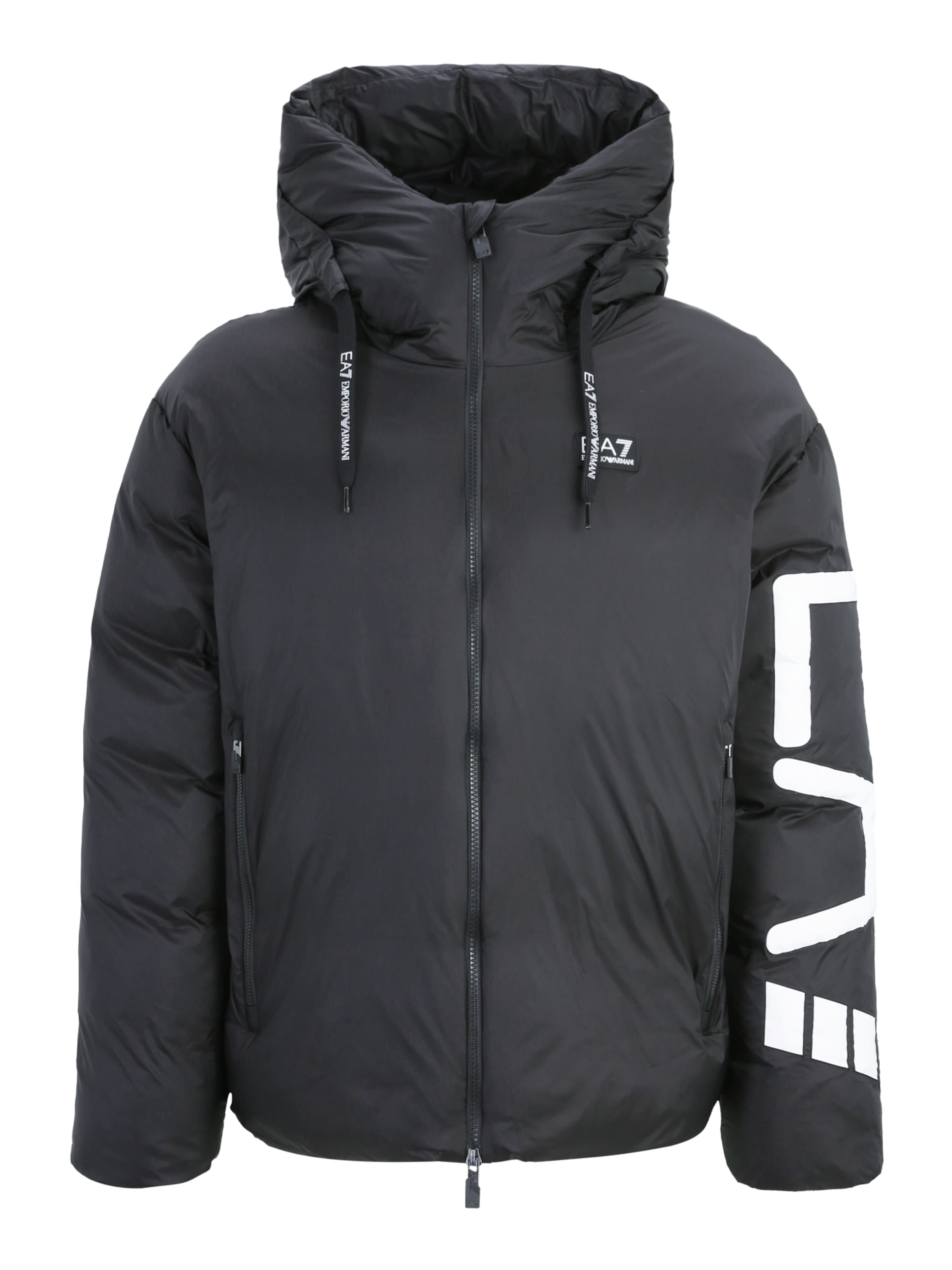 EA7 Emporio Armani Winter jacket in Black: front