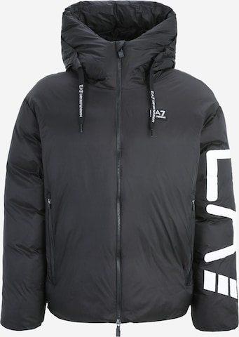 Veste d’hiver EA7 Emporio Armani en noir : devant