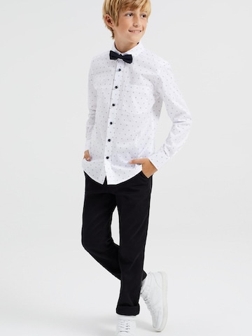 WE Fashion Slim fit Button up shirt in White
