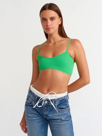 Dilvin Top in Green: front