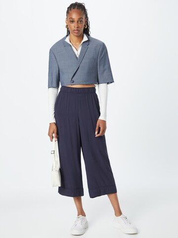 Wide leg Pantaloni di s.Oliver in blu