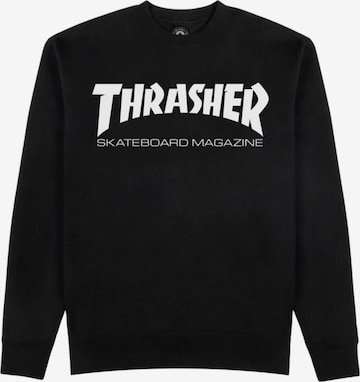 THRASHER Collegepaita 'SKATE MAG' värissä musta: etupuoli