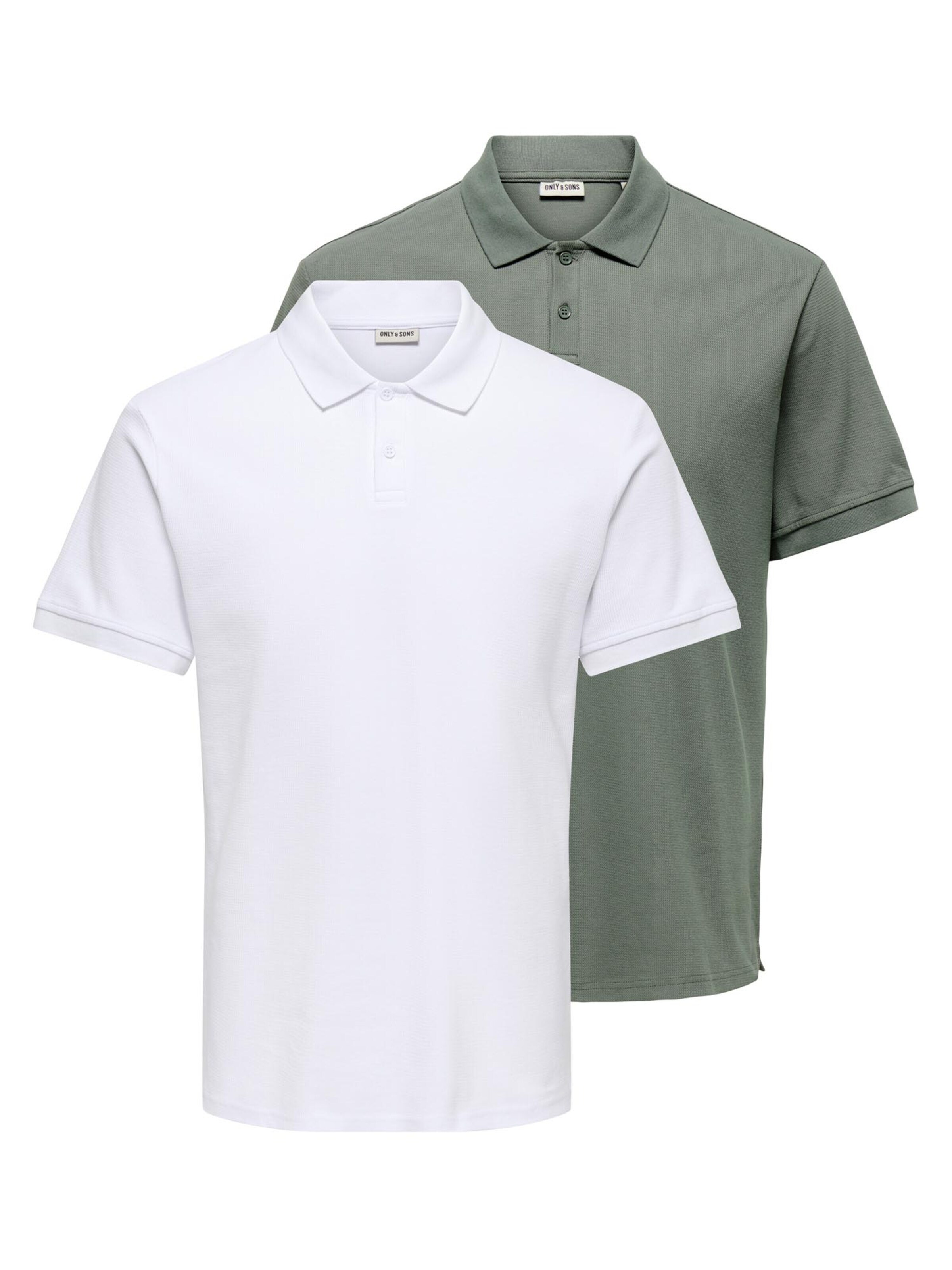 Only & Sons Shirt 'Ben' in White: front