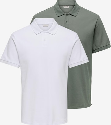 Only & Sons Shirt 'Ben' in White: front