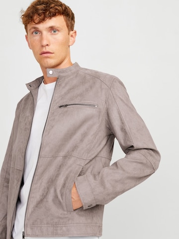 JACK & JONES Between-season jacket 'JJEDylan' in Grey