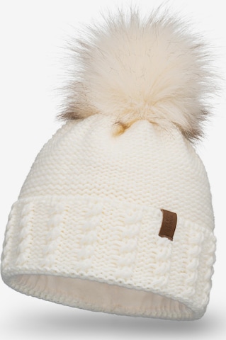 Vivisence Mütze '70103' in Beige: Vorderseite