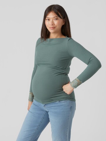 MAMALICIOUS Shirt in Grün: Vorderseite