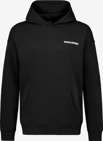 Sublevel Sweatshirt 'Worldwide' in Zwart: voorkant