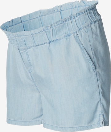 Esprit Maternity Regular Trousers in Blue: front