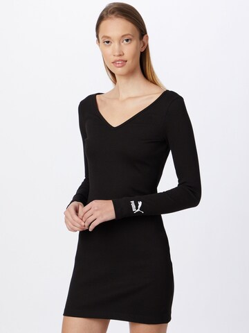PUMA Φόρεμα σε μαύρο: μπροστά