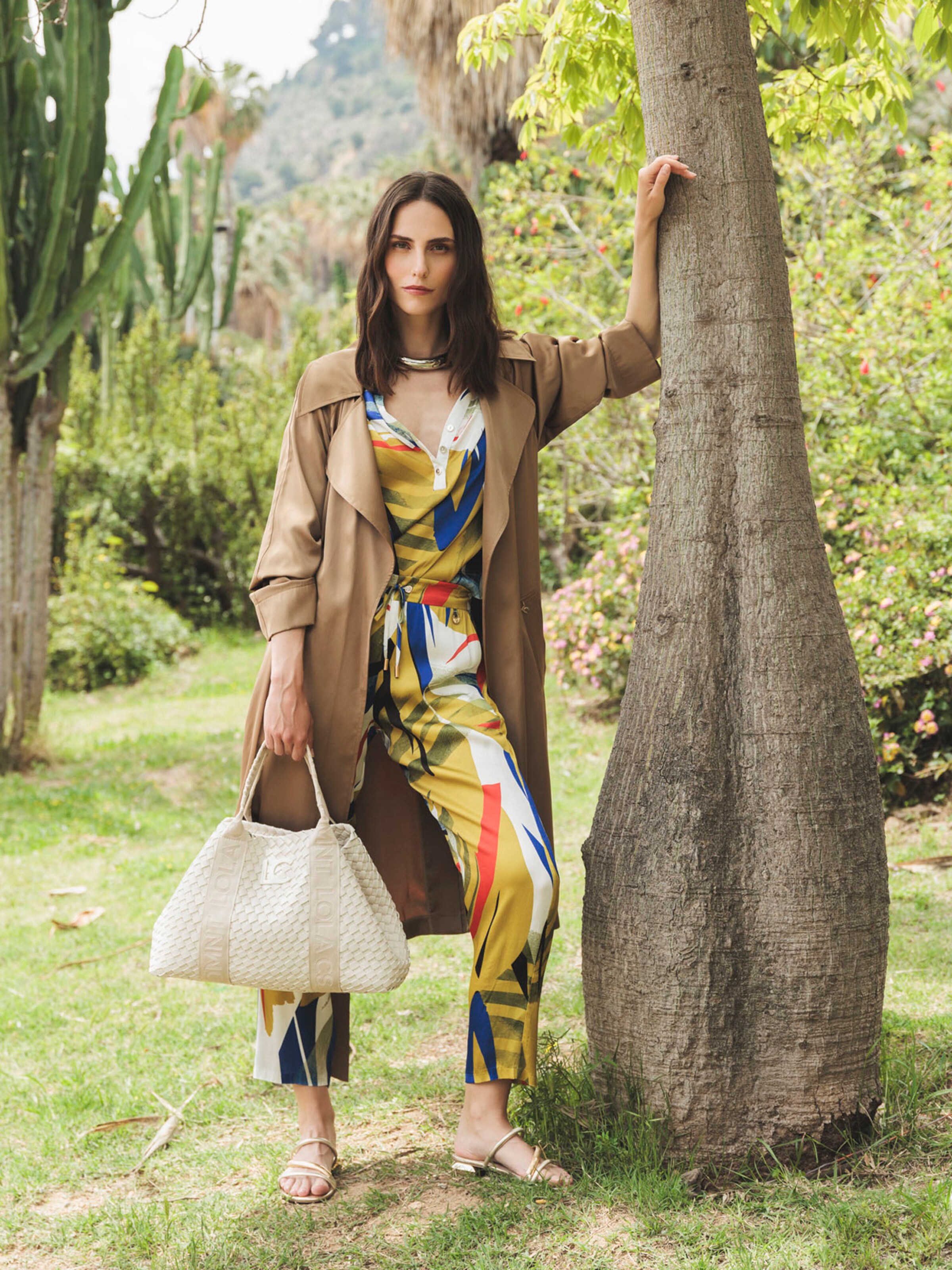 zaļš Lola Casademunt Standarta Čino bikses