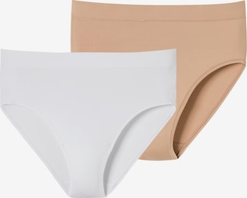 Culotte ' Retro Pants Unique Micro ' SCHIESSER en beige : devant